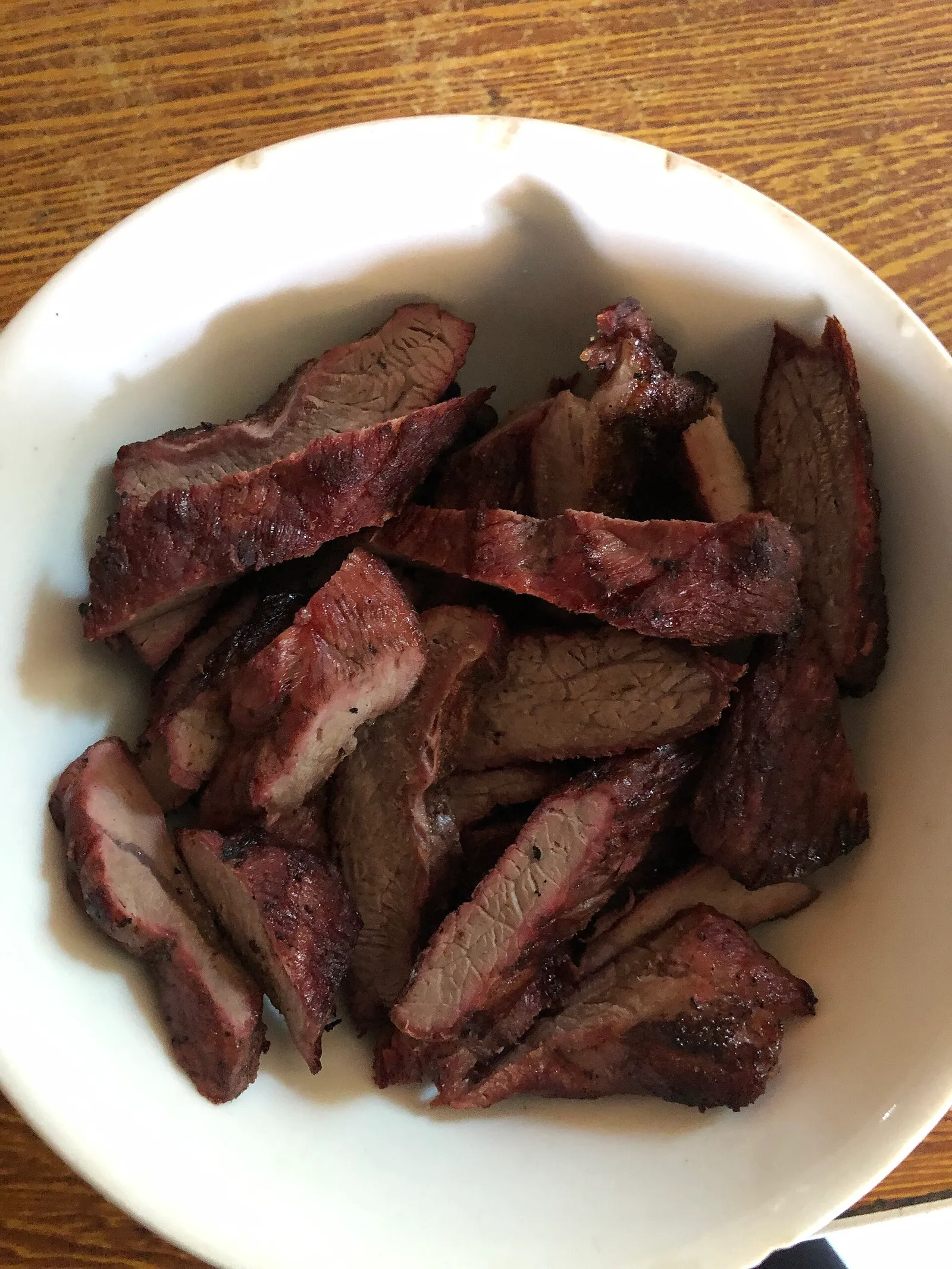 Smoked wild boar