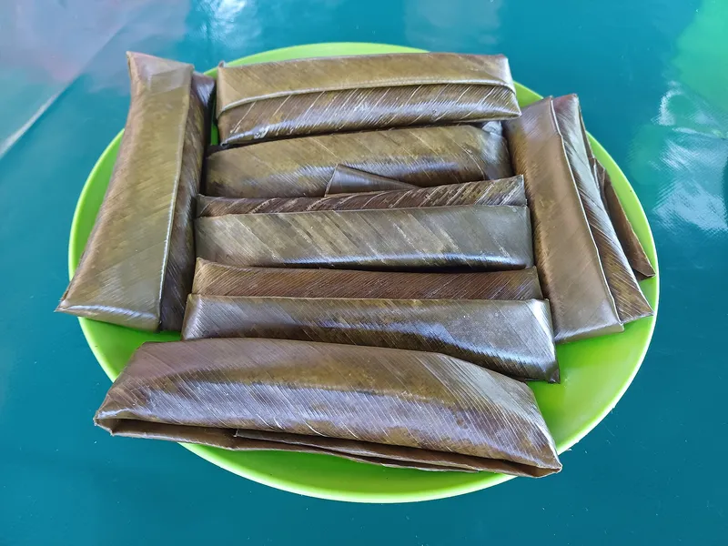 Kelupis in Sipitang Food Court