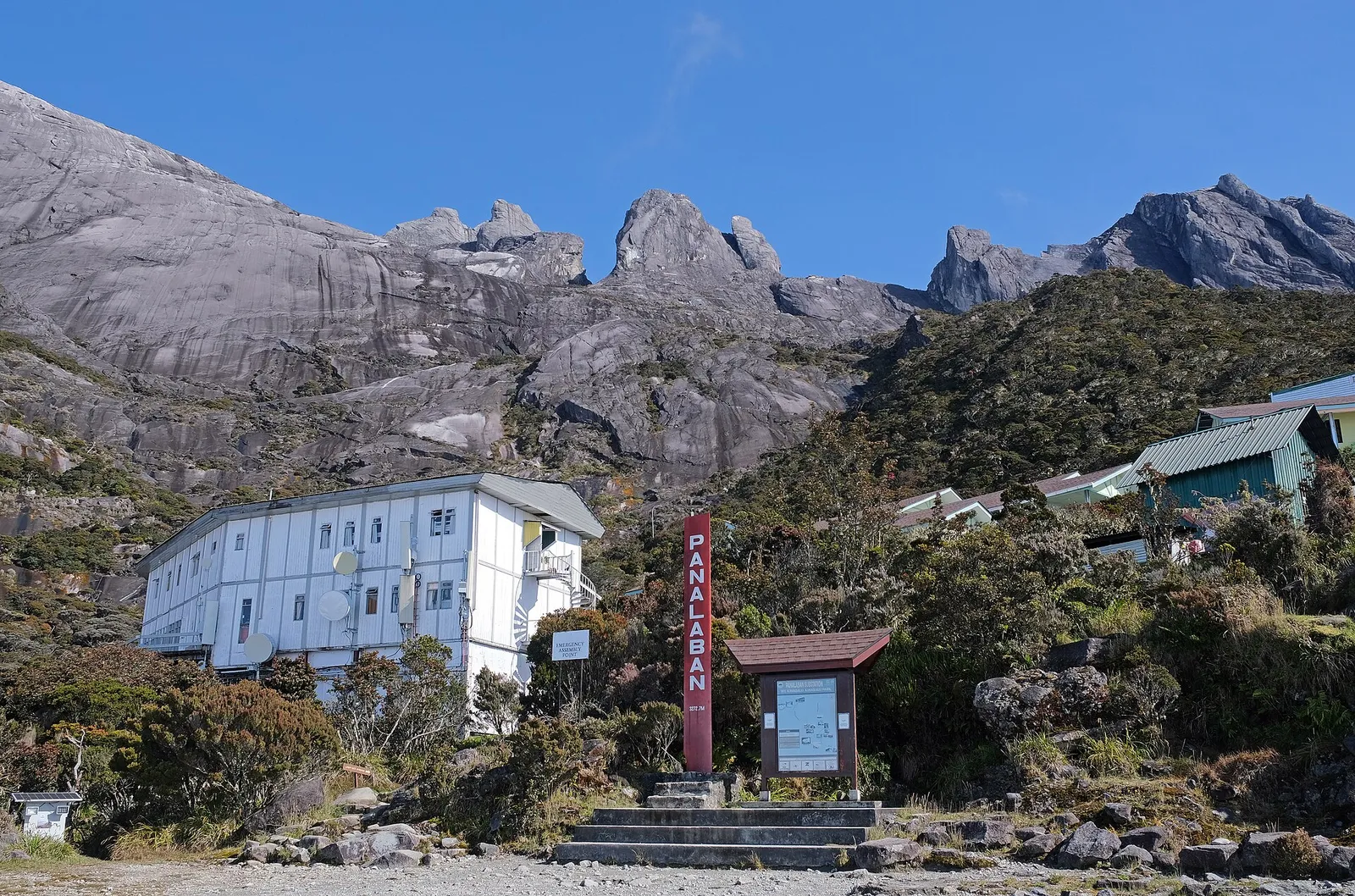 Laban Rata Resthouse at 3,272 metres above sea level, Mount Kinabalu